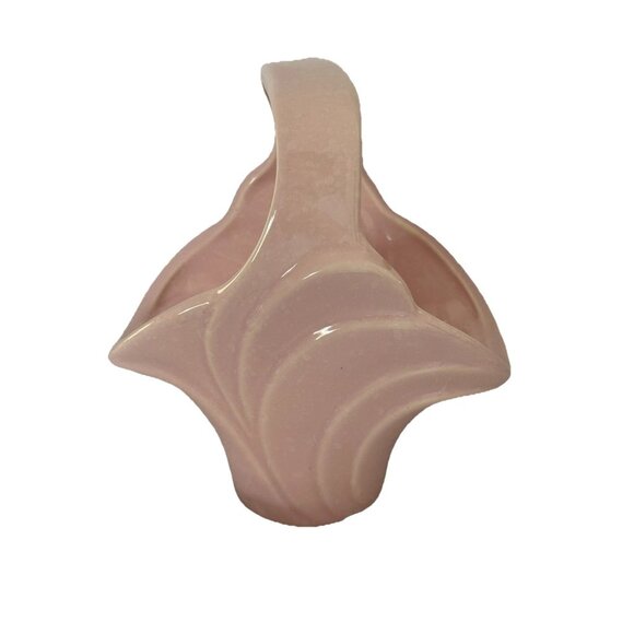 Imperial USA Pottery F38 Pink Basket - Picture 4 of 10